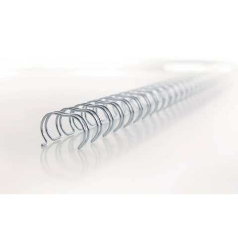 Spirali metalliche a 34 anelli GBC Wirebind 11 mm a4 nero conf da 100 spirali - RG810710